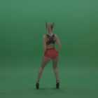 Green screen video footage dance woman