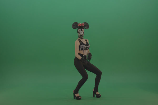 Green screen video footage dance woman