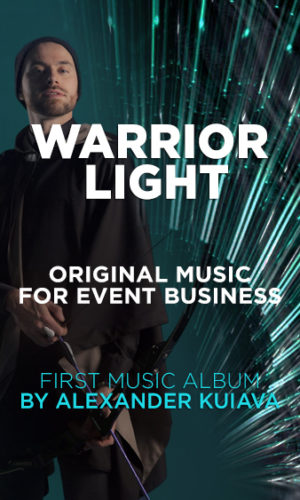 warrior light event music