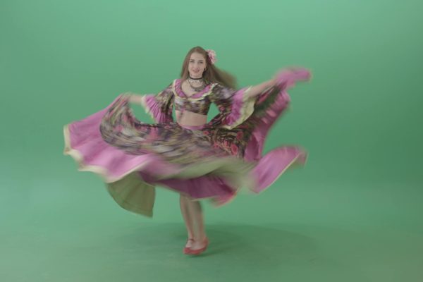 national folk dance green screen video footage