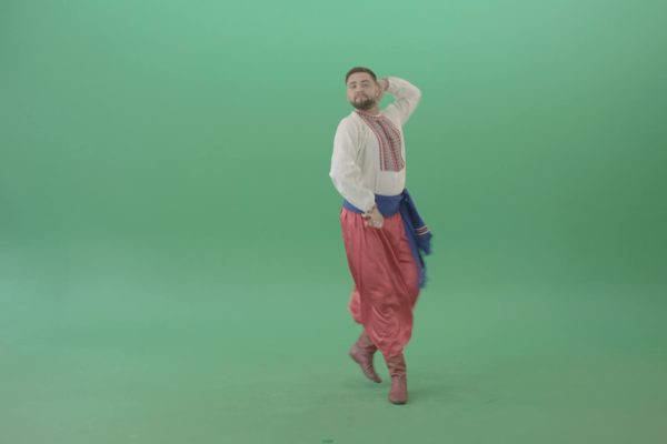 national folk dance green screen video footage