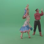 national folk dance green screen video footage