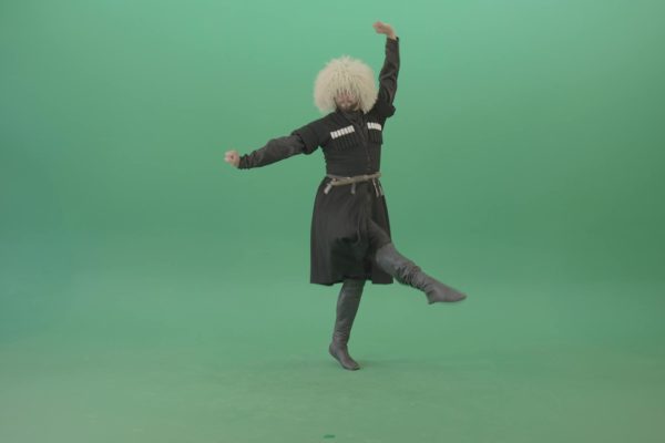 national folk dance green screen video footage