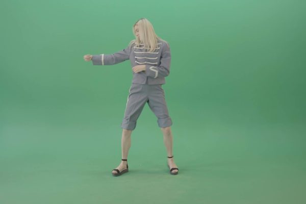 Pop Modern Dance Green Screen Video