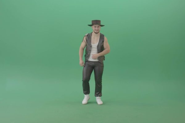 Pop Modern Dance Green Screen Video