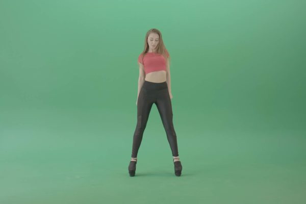 Pop Modern Dance Green Screen Video