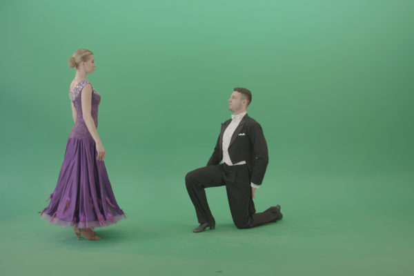 Ballroom dance green screen