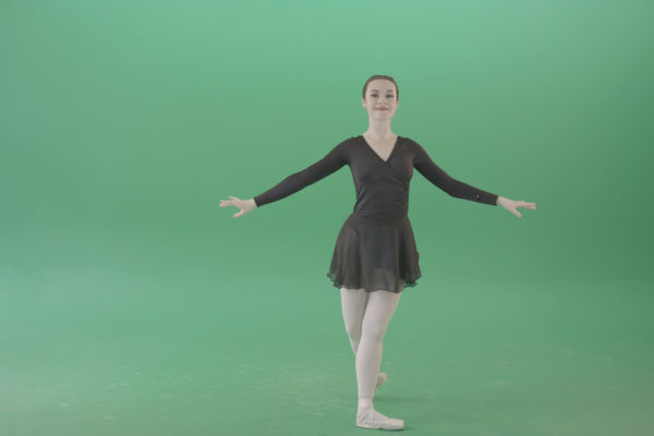 ballet dance green screen video