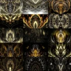 Abstract Golden Vj Loops Pack