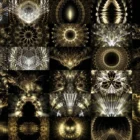 Abstract Tree Gold VJLoops