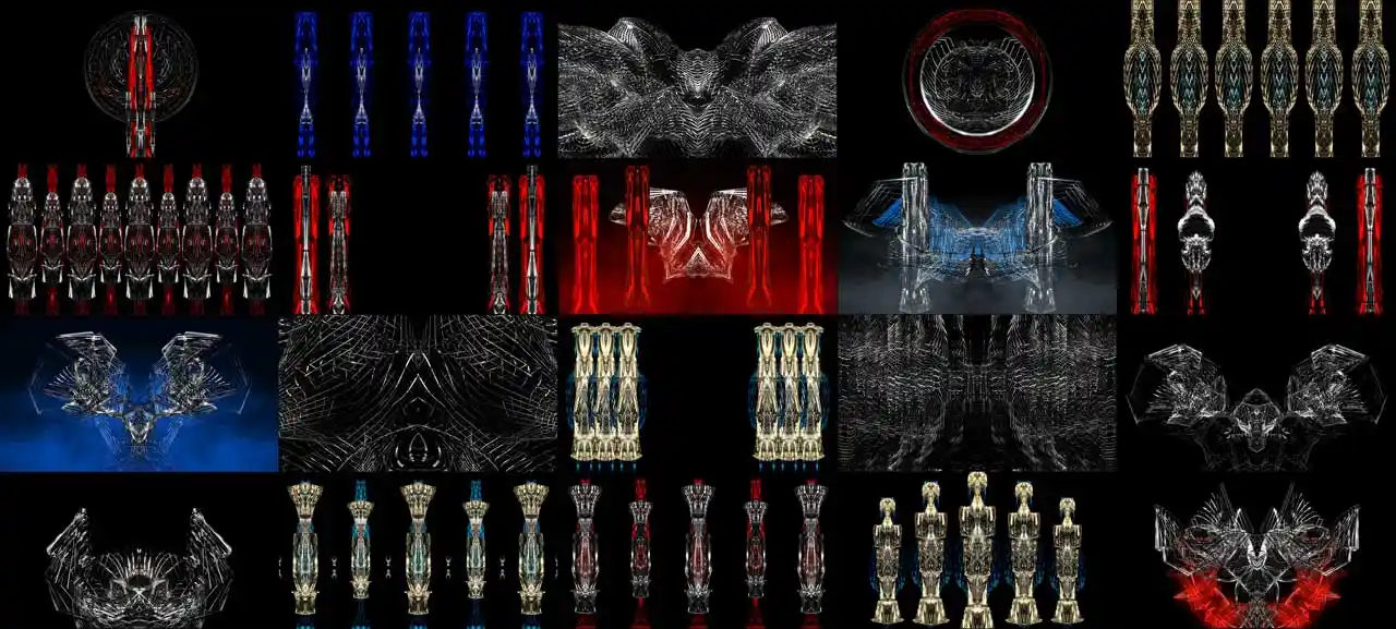 Abstract Temple Visuals VJ Loops Pack
