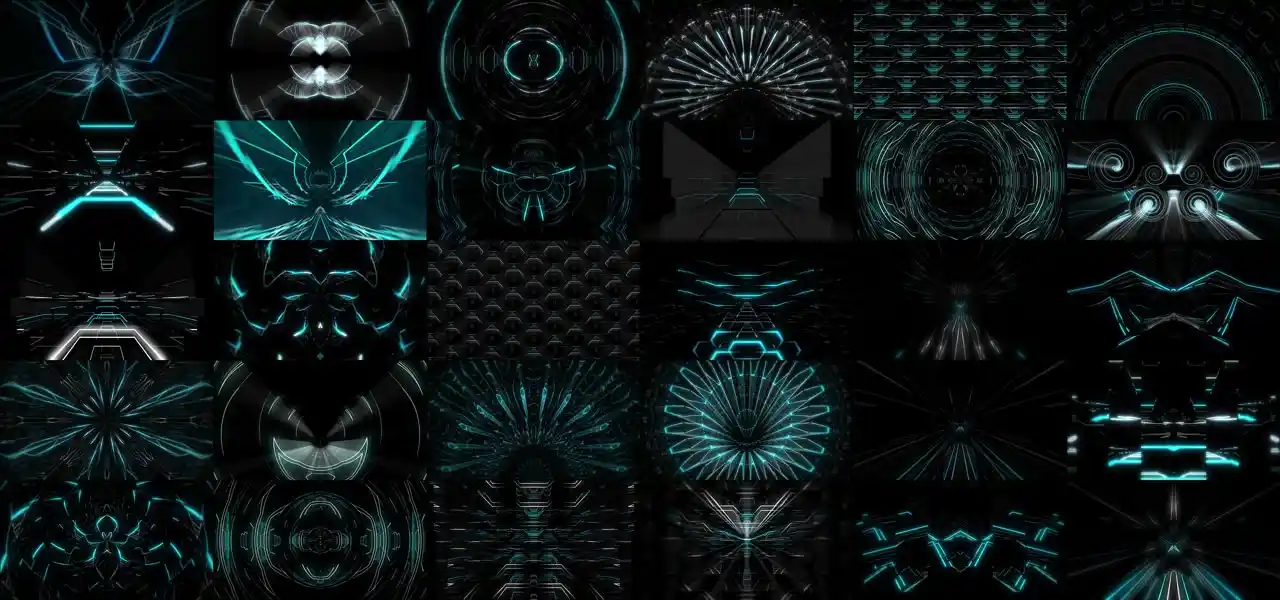 Minimal Techno Visuals for Vjs and Djs - VJ Loop
