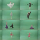 Green Screen Ballet Dancing Ballerina Video Footage